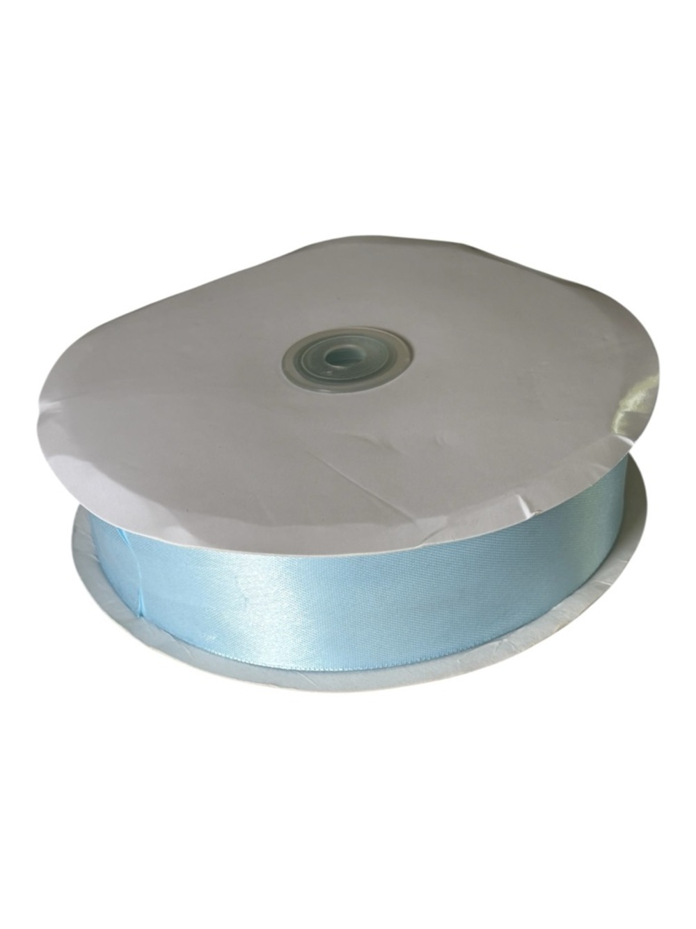 Satin Ribbon Roll - Light Blue. 100 yards. Maclemon Ribbons